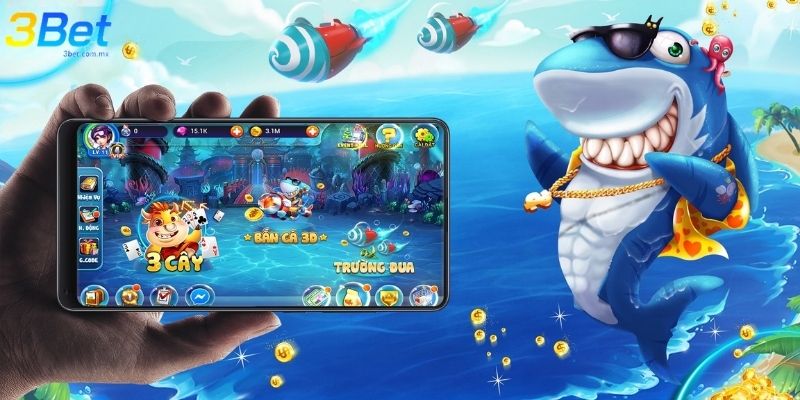Kho vũ khí đa dạng trong bắn cá đại dương 3BET