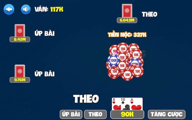 Cách tố trong Liêng hiệu quả qua từng vòng cược