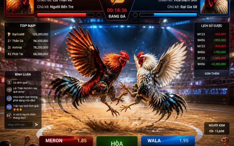 Đá gà tre và đặc điểm nổi bật của từng trận đấu